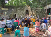 Gua Maria Lebak Jadi Tempat Favorit Gelar Ritual Jalan Salib