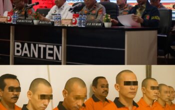 polda banten sikat ratusan preman
