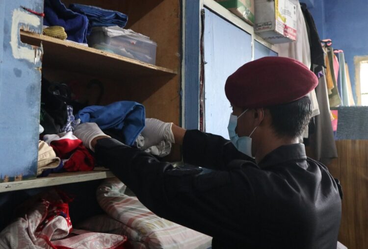 rutan kelas i tangerang razia kamar warga binaan