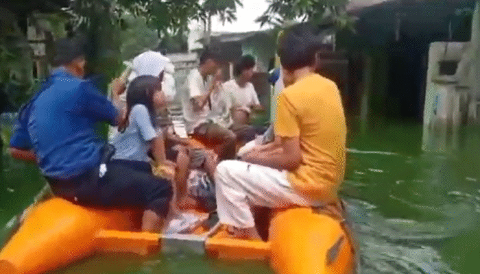 Puluhan Rumah di Pasar Kemis Tangerang Terendam Banjir, Warga Terpaksa Dievakuasi