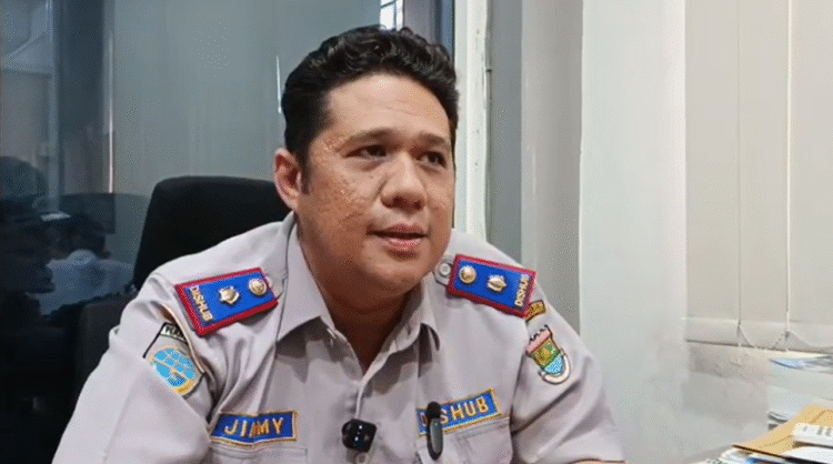 jimmy kepala seksi pengendalian operasional dishub kabupaten tangerang