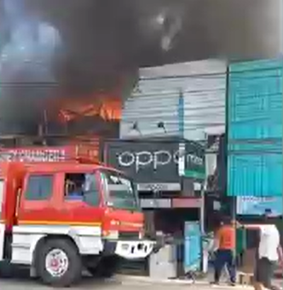 kebakaran di periuk kota tangerang