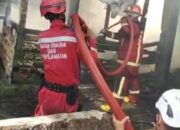 kebakaran rumah di cianjur