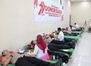 Menyambut HUT Bhayangkara Ke-79, Polresta Bandara Soetta Gelar Donor Darah