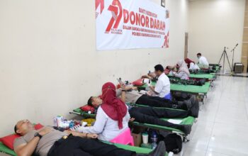 polres bandara soetta gelar donor darang