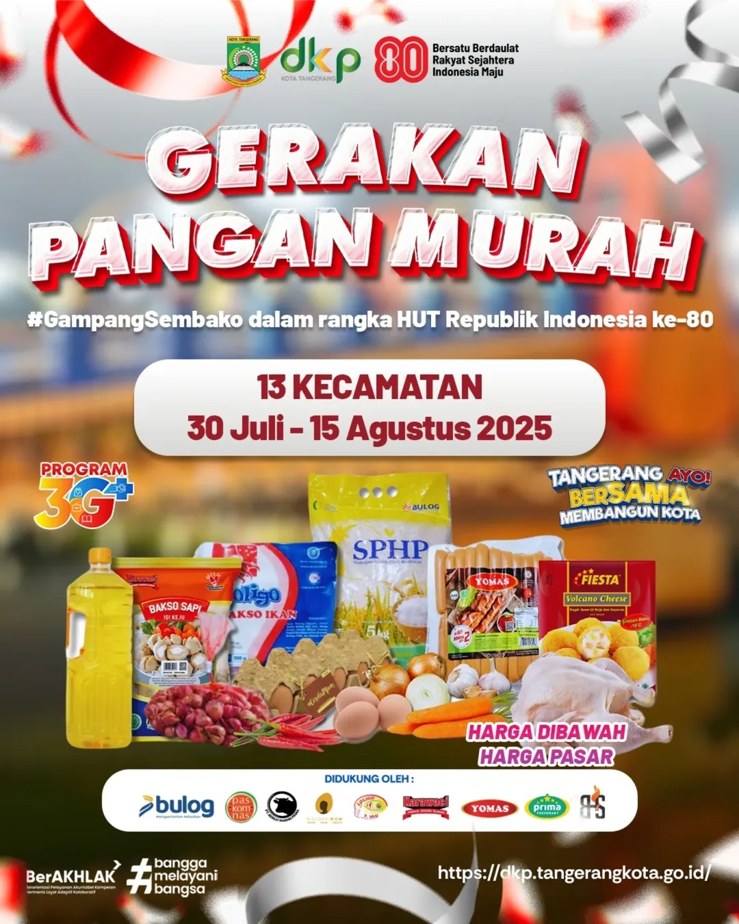 gerakan pangan murah kota tangerang