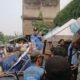Bekas Area Relokasi Pedagang Pasar Anyar Selatan Dibongkar