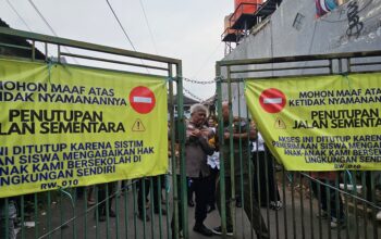gerbang smpn 17 dan sman 6 tangsel