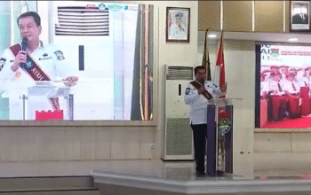 bupati tangerang maesyal rasyid saat mou dengan swasta penyelenggara pendidikan sekolah gratis