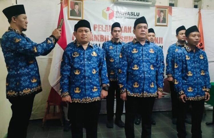 pelantikan pppk bawaslu kota tangerang