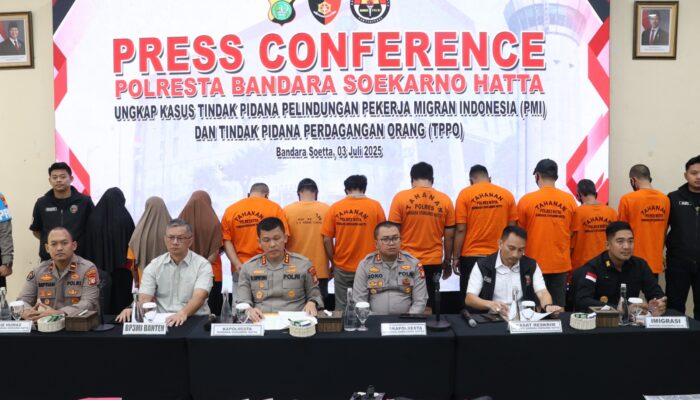 Polresta Bandara Soetta Bongkar Sindikat TPPO, 12 Tersangka Ditangkap Belasan Lainnya DPO