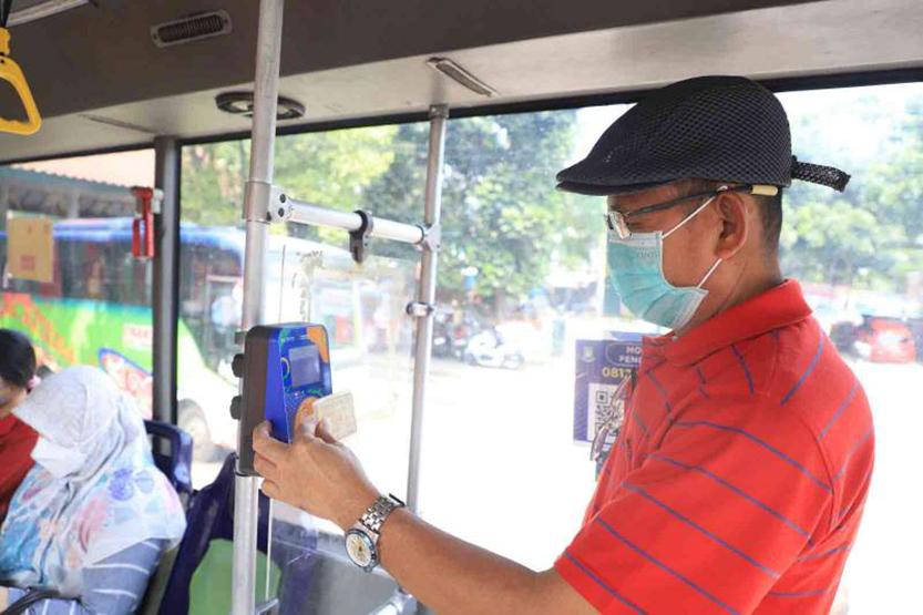 Pembayaran Ongkos Bus Tayo Pakai Digital