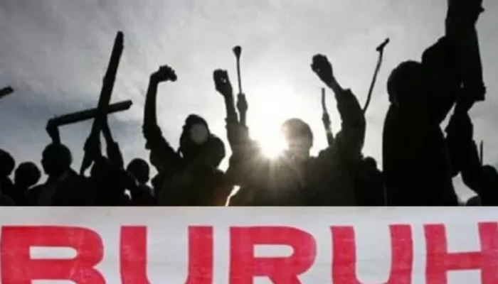Besok 10.000 Buruh Demo DPR, 4.531 Personel Disiagakan