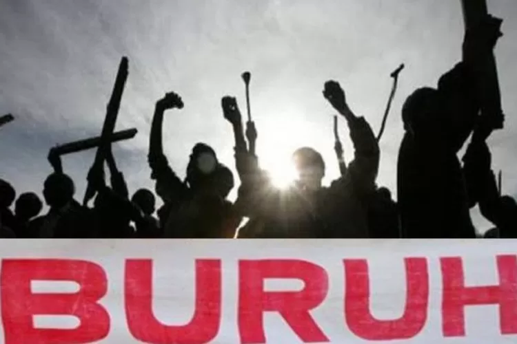 Demo buruh DPR RI