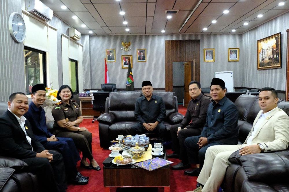 Kajari Sambangi Pimpinan DPRD Kabupaten Tangerang