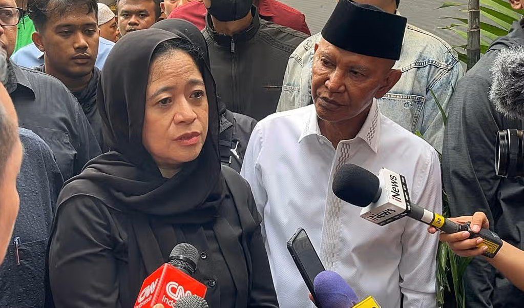 Puan maharani Kunjungi Keluarga Affan