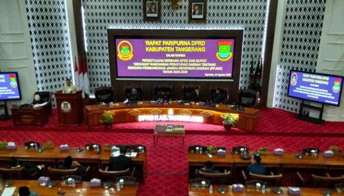 Rapat Paripurna DPRD Kabupaten Tangerang, Enam Fraksi Usul DOB Masuk RPJMD 2025-2029
