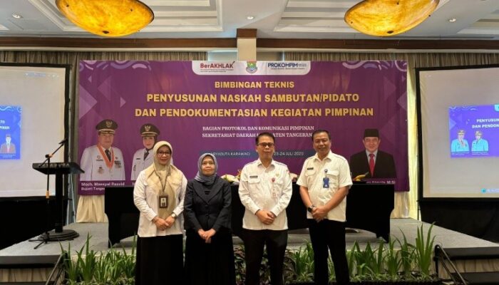 Tingkatkan SDM Perangkat Kecamatan Dan Kelurahan, Bagian Prokopim Setda Gelar Bimtek Penyusunan Naskah Sambutan/pidato Dan Pendokumentasian Kegiatan Pimpinan