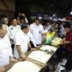 Menteri Dalam NegeriTito Karnavian melakukan kunjungan mendadak ke Pasar Induk Rau, Kota Serang untuk memastikan stok beras aman