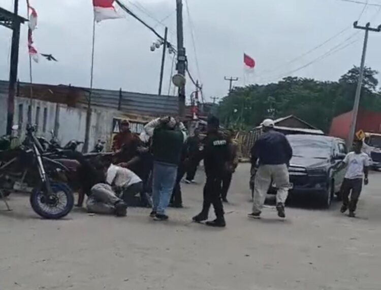 pengeroyokan terhadap wartawan oleh sekuriti pt grs