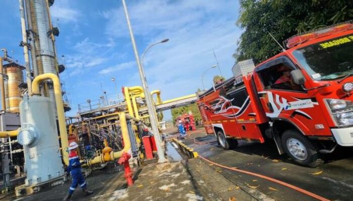 Dua Pekerja Luka Bakar Akibat Sumur Gas PT Pertamina Meledak