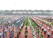 Rekor Senam Anak Indonesia Hebat Mendapat Pengakuan MURI