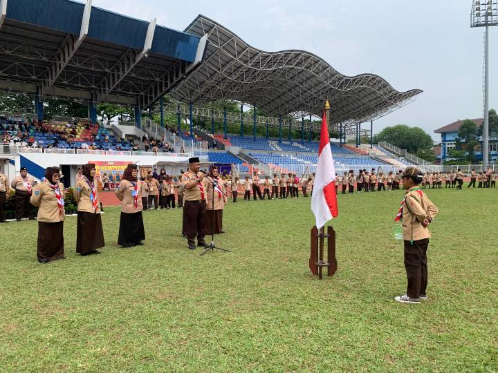 Ratusan Pramuka di Kota Tangerang Gelar Deklarasi Damai