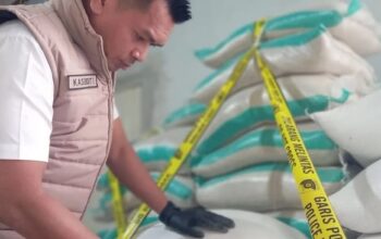 Polisi Gerebek Pabrik Oplos Beras di Serang, Modusnya Beli Beras Sisa Hajatan