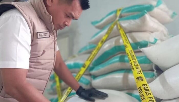 Polisi Gerebek Pabrik Oplos Beras di Serang, Modusnya Beli Beras Sisa Hajatan
