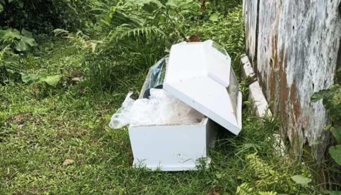 Peti Jenazah di Kebun Karet Bikin Heboh Warga Lebak