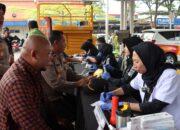 Polresta Bandara Soetta Gelar Pasar Murah dan Periksa Kesehatan Gratis