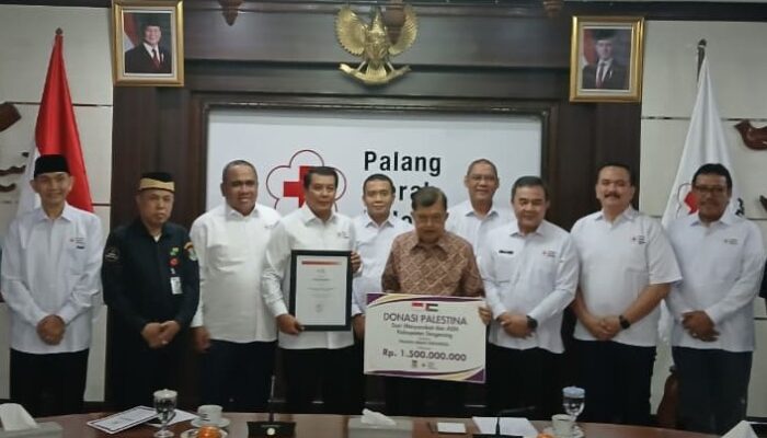 Bupati Tangerang Serahkan Bantuan Rp1,5 Miliar Bagi Rakyat Palestina