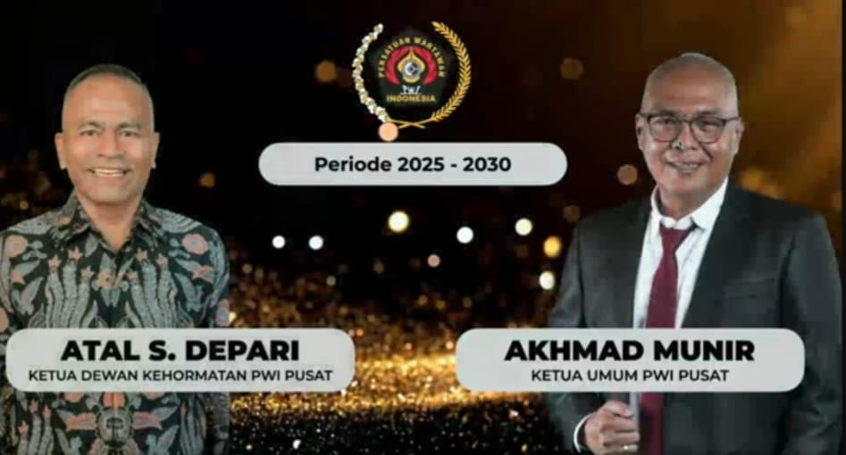 Ini Pengurus Lengkap PWI Pusat 2025–2030 yang Dikomandoi Akhmad Munir