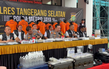polres tangsel Ungkap jaringan Pengedar Tembakau Sintetis