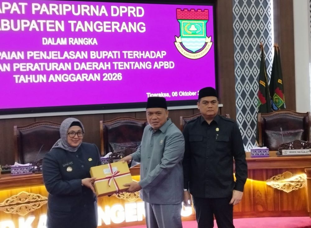 Pemkab Tangerang Ajukan RAPBD 2026 Rp9,11 Triliun ke Dewan