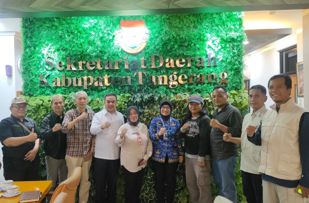 Wartawan dan Pejabat DPRD Kabupaten Tangerang Sepakat Berdamai
