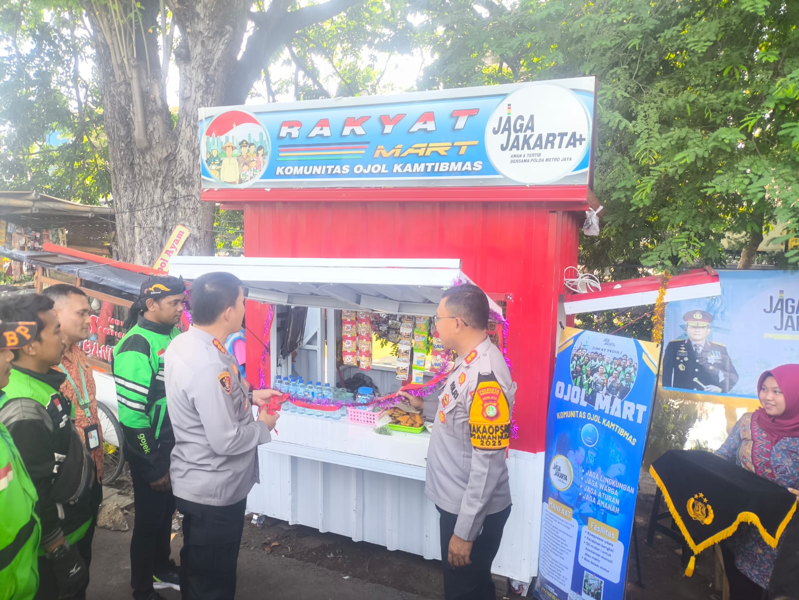 Polresta Bandara Soetta Launching “Ojol Mart”