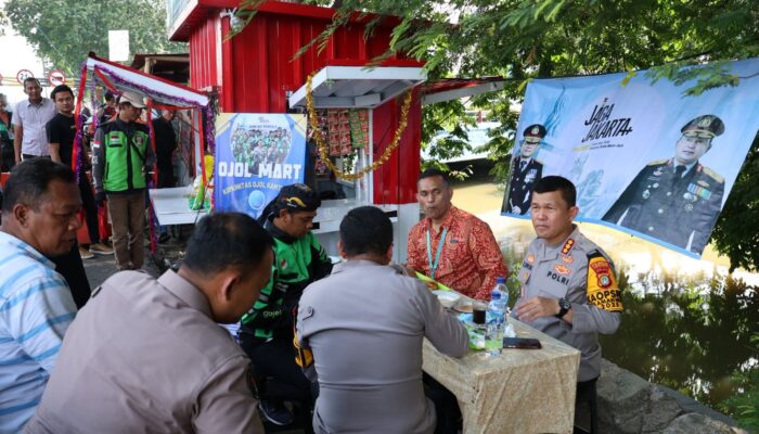 Polresta Bandara Soetta Launching “Ojol Mart” Ruang Nyaman Bagi Pengemudi Ojek Online