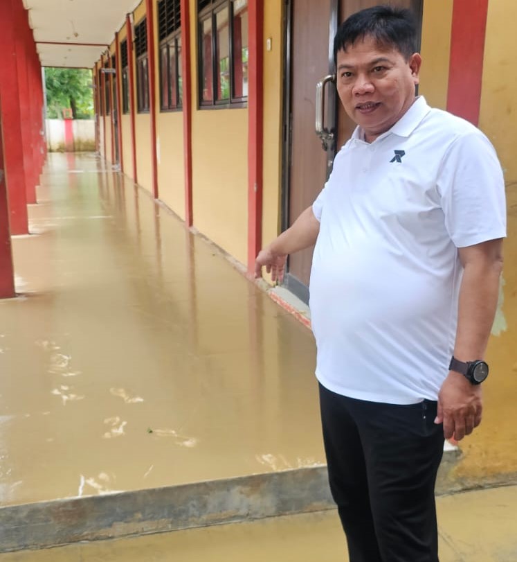 Paska SMKN 6 Pandeglang Kebanjiran, Kadis Pendidikan Banten Turun Langsung Ke Lokasi