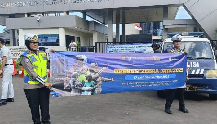 Operasi Zebra 2025 di Tangerang Sasar Tujuh Pelanggaran Lalu Lintas