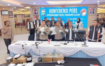 Polres Tangsel Sita Narkoba Senilai Rp20,5 Miliar