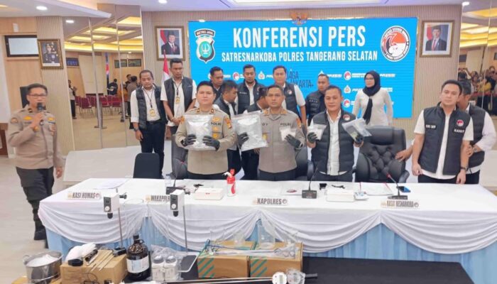 Polres Tangsel Sita Narkoba Senilai Rp20,5 Miliar