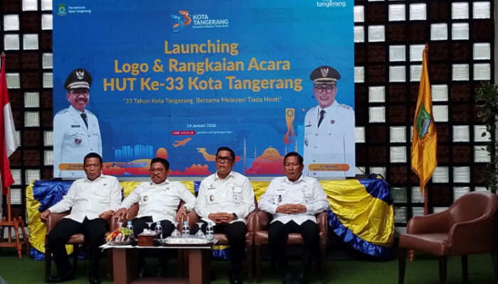 Pemkot Tangerang Luncurkan Logo HUT ke-33, Usung Tema Pelayanan Tanpa Henti