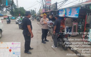 Polsek Jatiuwung Tangerang Sweeping Deb Kolektor