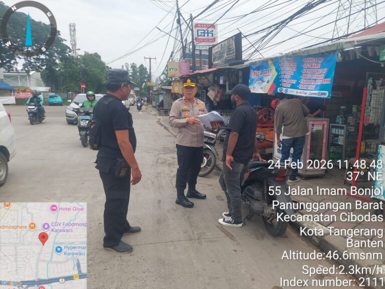 Polsek Jatiuwung Tangerang Sweeping Deb Kolektor