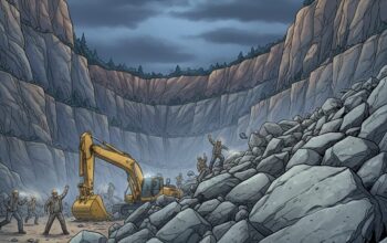 Pekerja Tambang Batu Tewas Tertimpa Runtuhan Tebing