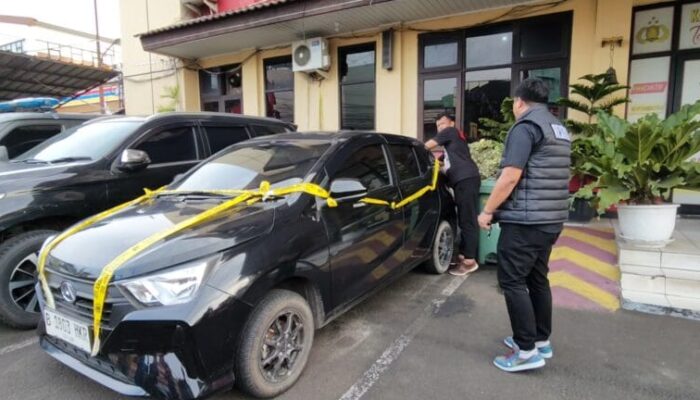 Pasutri Perampas Mobil Ojol di Exit Tol Karang Tengah Ditangkap Polisi