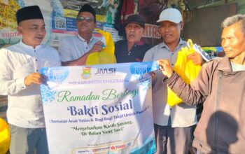 JMSI Kabupaten Tangerang Peduli Ramadan, Bagikan Takjil, Sembako hingga Santuni Yatim