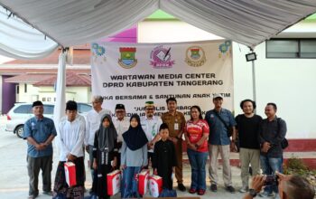 Media Center DPRD Kabupaten Tangerang Gelar Santunan Anak Yatim dan Buka Puasa Bersama