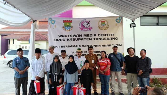 Media Center DPRD Kabupaten Tangerang Gelar Santunan Anak Yatim dan Buka Puasa Bersama